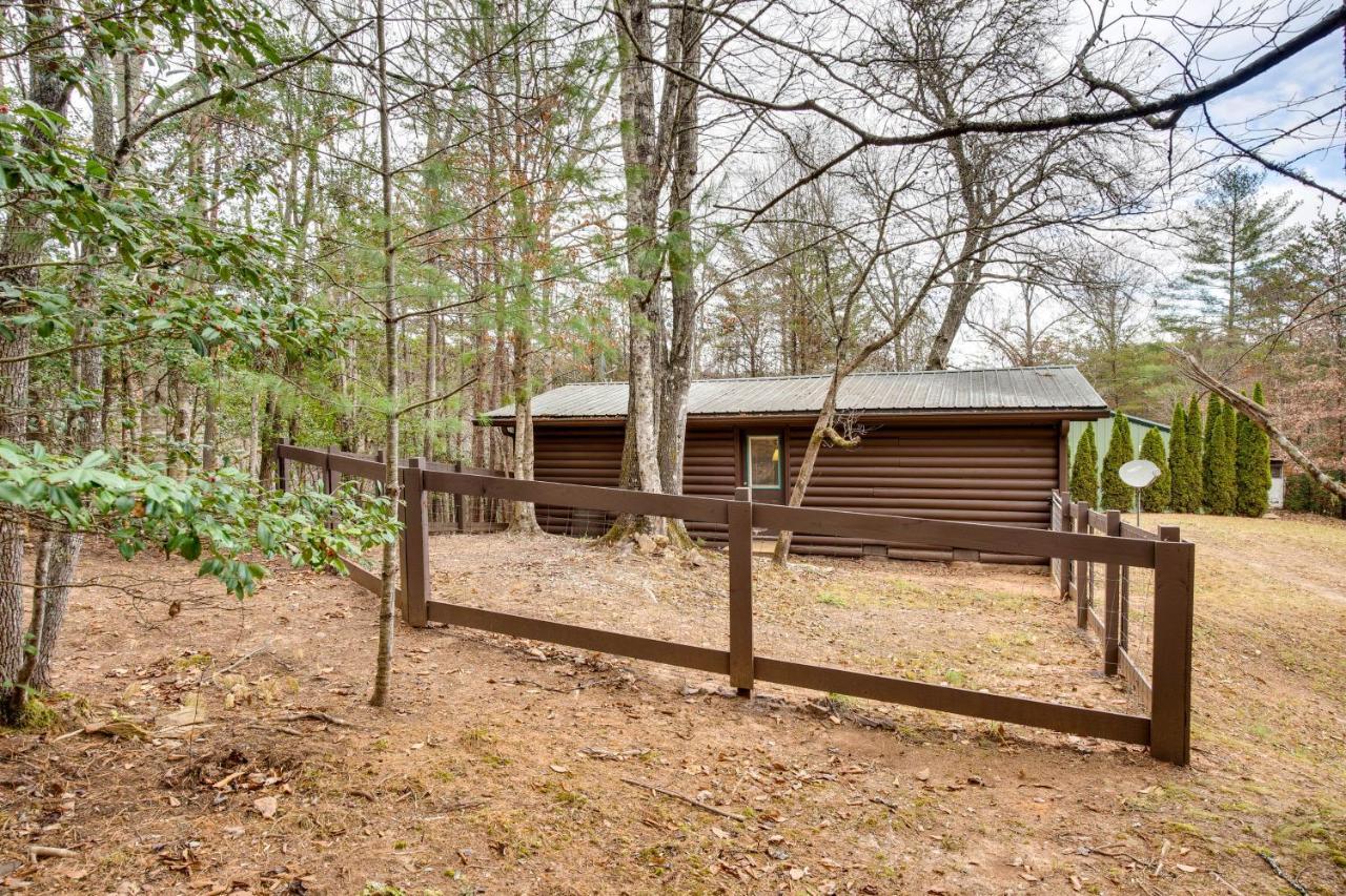 Peaceful Warne Cabin Fenced Yard And Screened Porch Brasstown Экстерьер фото