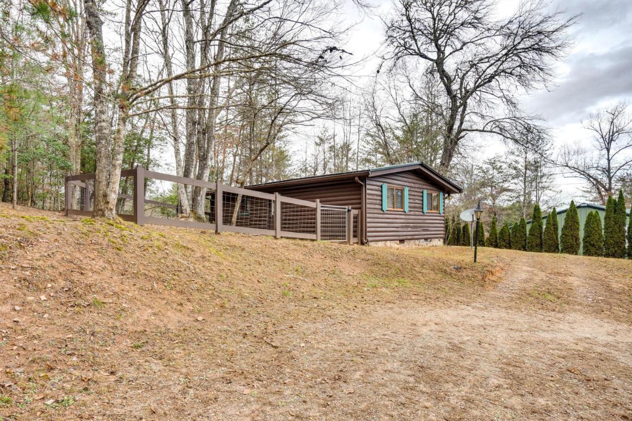Peaceful Warne Cabin Fenced Yard And Screened Porch Brasstown Экстерьер фото
